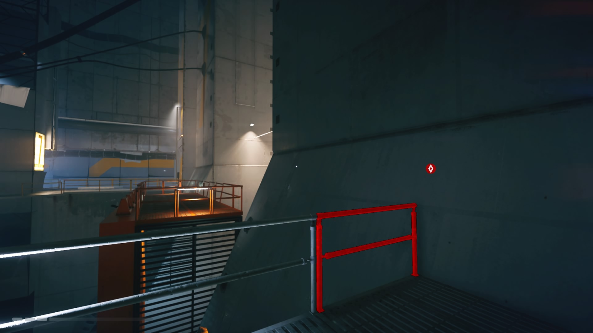 mirrors edge catalyst - example of when runner vision correctly paints an object red